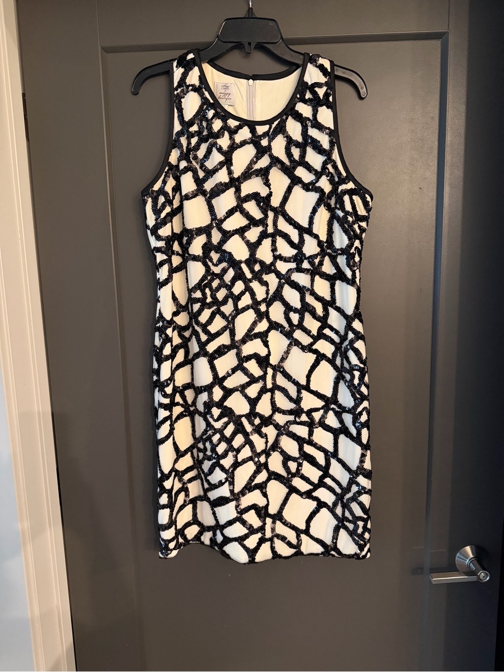 Suzi Chin for Maggie Boutique Black Sequin size 12